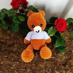 Ourson crochet fait main modèle 2