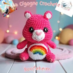 Ourson crochet fait main modèle 4