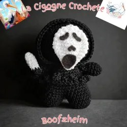 Personnage Halloween crochet fait main figurine artisanale