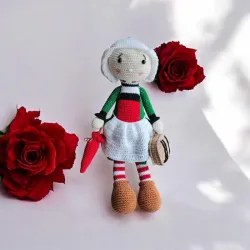 Personnage crochet fait main modèle 7