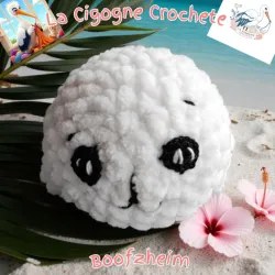 Phoque bébé crochet fait main modèle 1