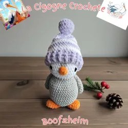 Pingouin crochet fait main modèle 2