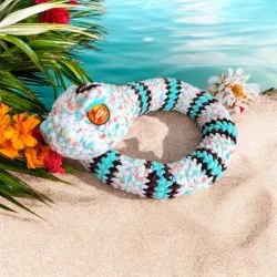 Serpent crochet fait main modèle 2