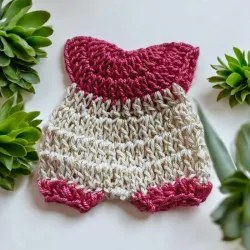 Applique barbotteuse crochet fait main modèle 3