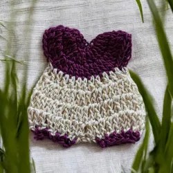 Applique barbotteuse crochet fait main modèle 5