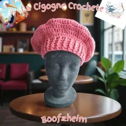 Beret crochet fait main modele 4