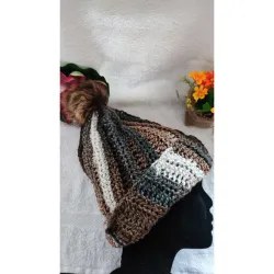 Bonnet adulte crochet fait main modele 1
