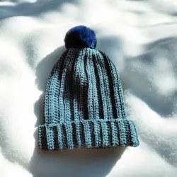 Bonnet enfant crochet fait main modele 11