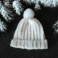 Bonnet enfant crochet fait main modele 2