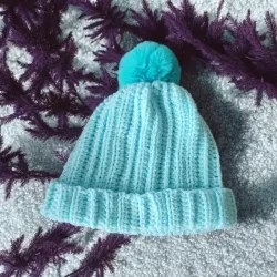 Bonnet enfant crochet fait main modele 3