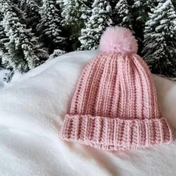 Bonnet enfant crochet fait main modele 4