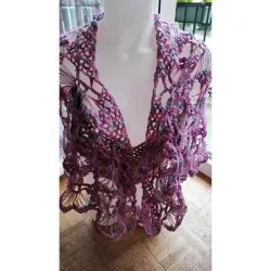 Chale crochet fait main modele 8