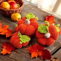 Citrouille Halloween crochet fait main