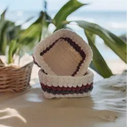 Corbeille crochet fait main modele 3