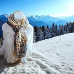 Echarpe crochet fait main modele 13