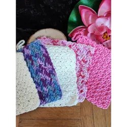 Lingettes lavables réutilisables fait main
