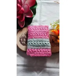 Porte cartes crochet fait main modèle 2