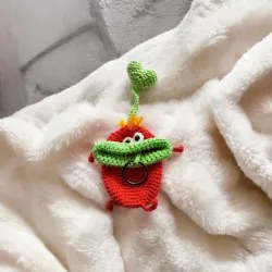 Porte clés étui crochet fait main modèle 2