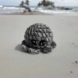 Poulpe modèle 15 crochet fait main peluche artisanale