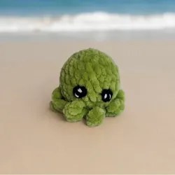 Poulpe modèle 17 crochet fait main peluche artisanale