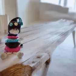 Poupée lutin modèle 1 crochet fait main