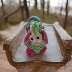 Vache modèle 3 crochet fait main