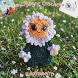 fleur lestee crochet figurine florale artisanale modele 4