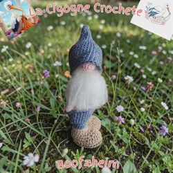 Gnome crochet fait main modèle 1