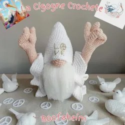 Gnome crochet fait main modèle 2