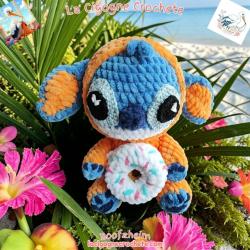 Petit monstre donuts crochet fait main