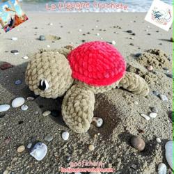 Grande tortue crochet fait main modèle 2