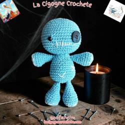 Poupée vaudou modèle 1 crochet fait main