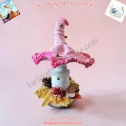 champignon magique crochet modèle 3 décoration féerique