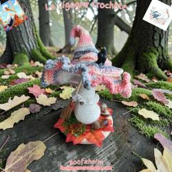 champignon magique crochet modèle 6 décoration féerique theme sorciere