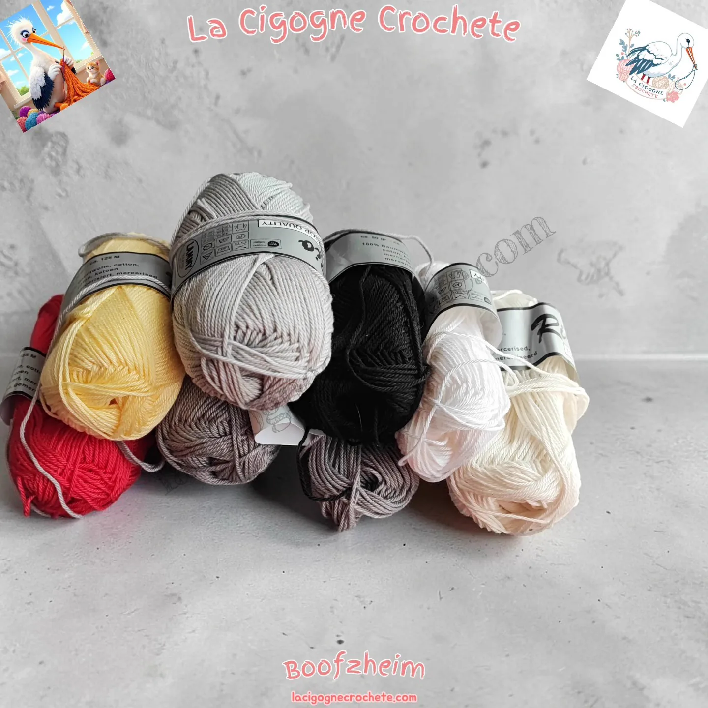 Matières utilisées pour créer l’apprenti sorcier au crochet