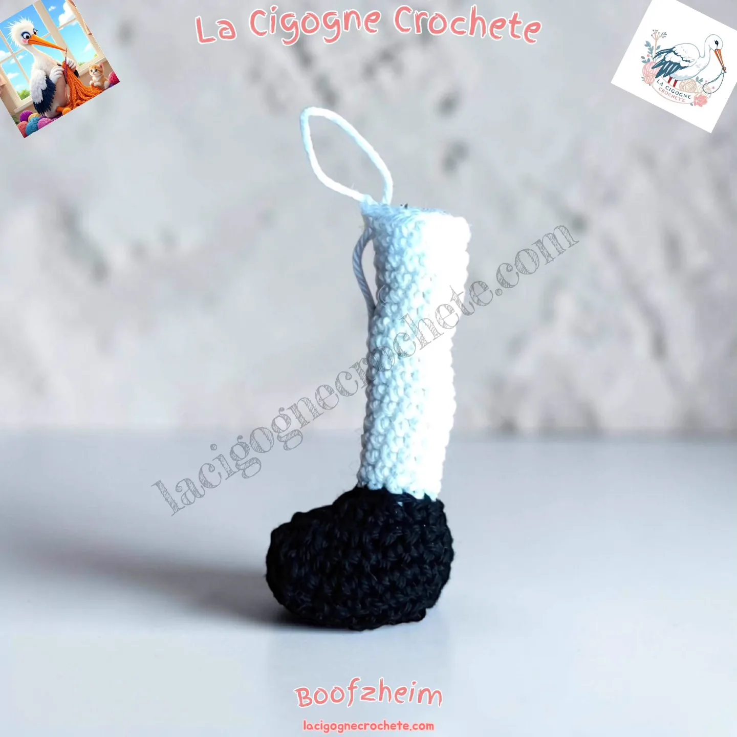 Jambes de l’apprenti sorcier au crochet