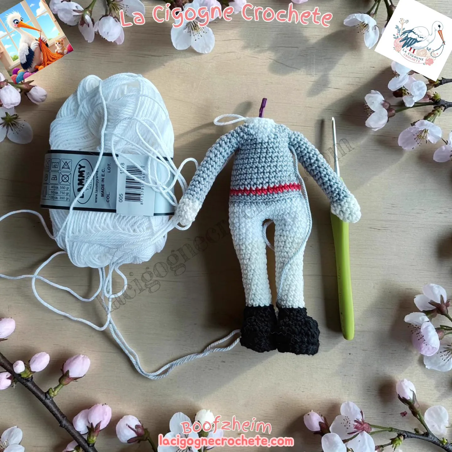 Corps de l’apprenti sorcier au crochet