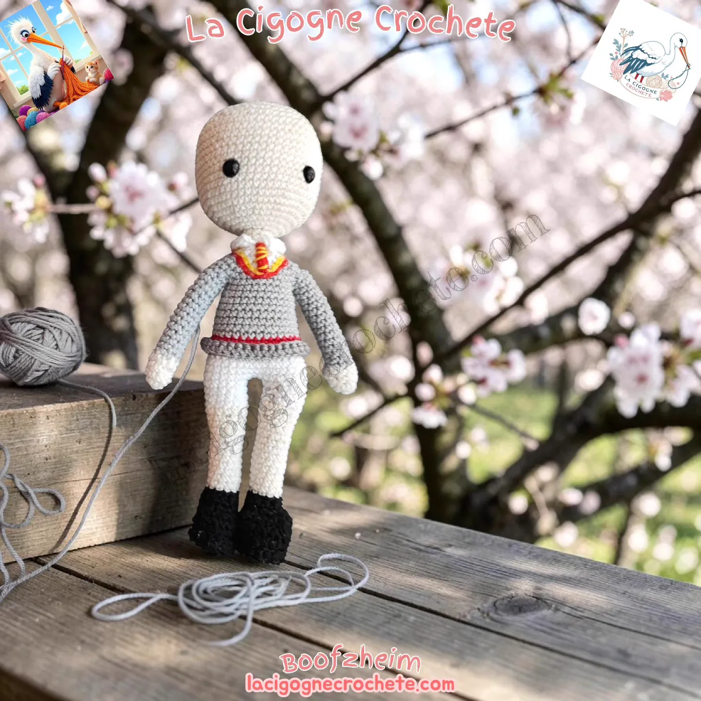 Tête de l’apprenti sorcier au crochet