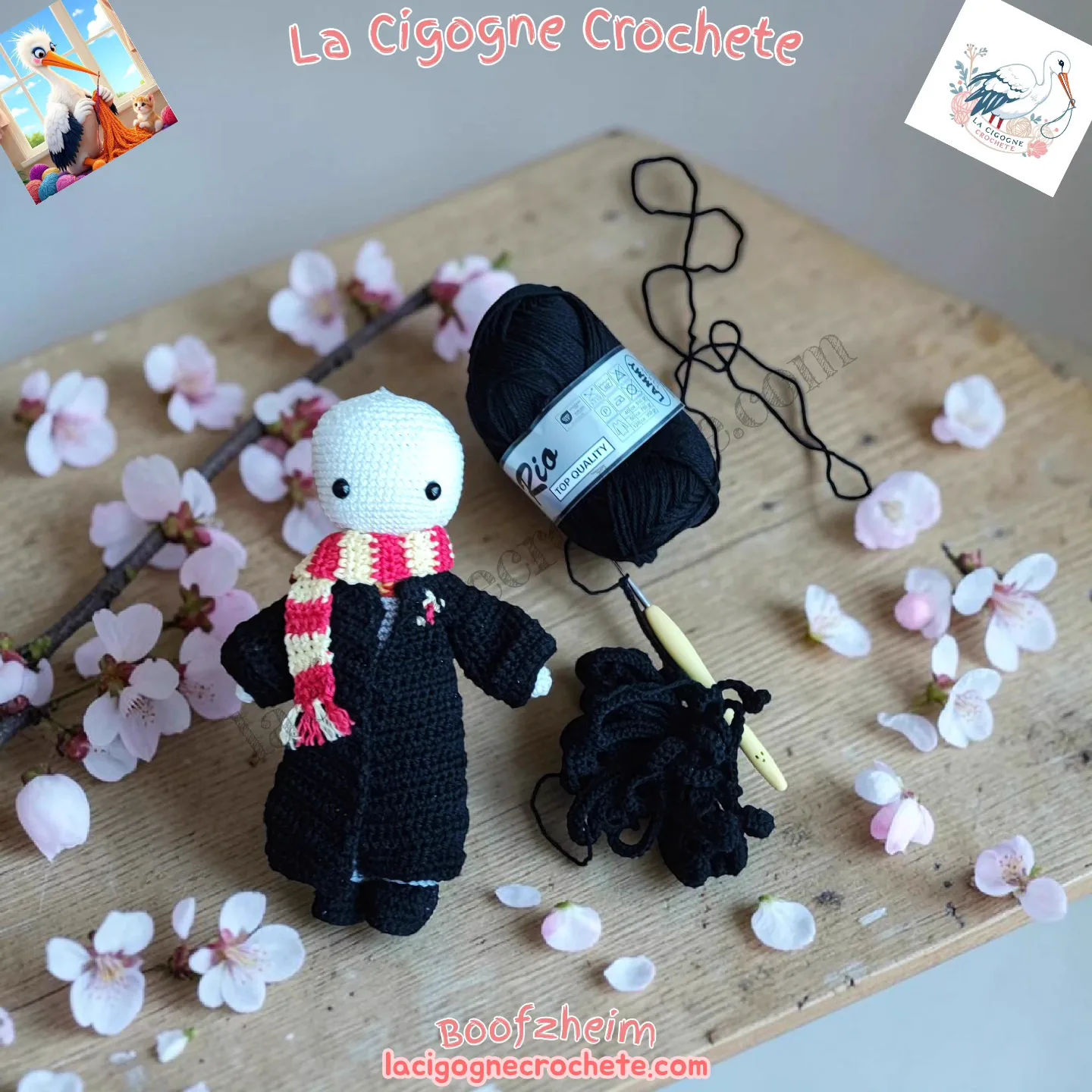 Écharpe de l’apprenti sorcier au crochet