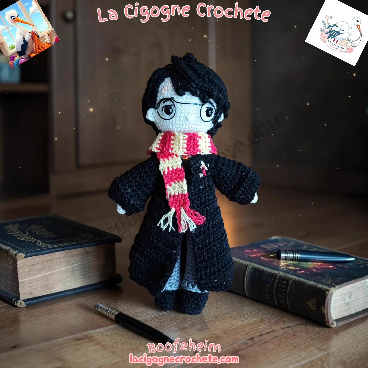 Lunettes de l’apprenti sorcier au crochet
