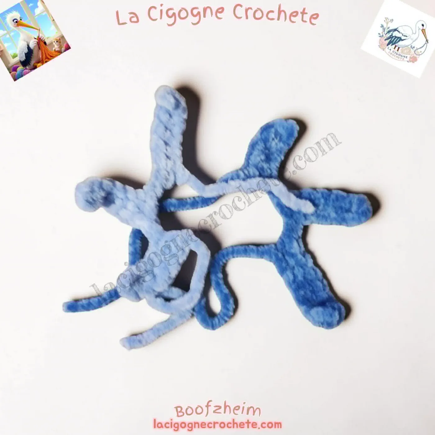 Crête des perroquets au crochet