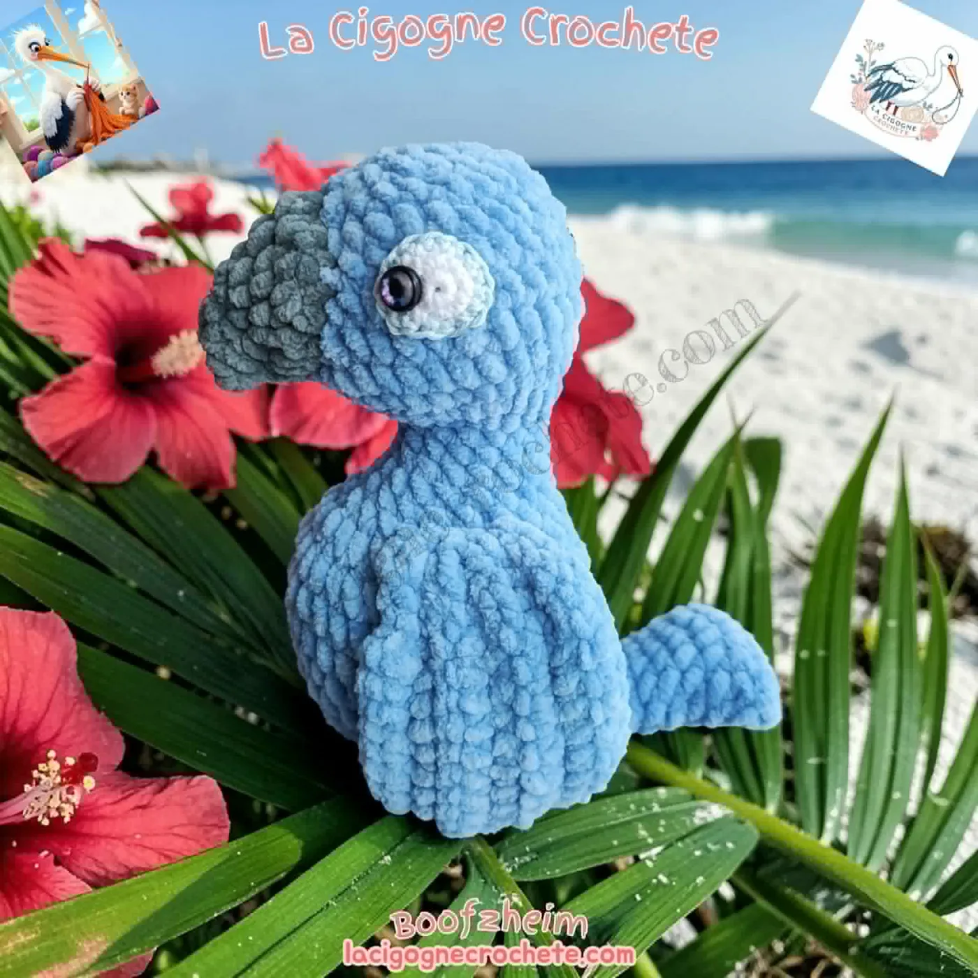 Corps et début d’assemblage des perroquets au crochet
